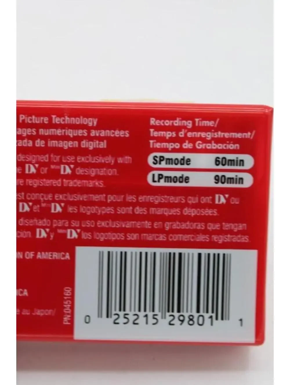 NEW SEALED Maxell Mini DV 60min Digital Video Cassette Tape - 3 Pack